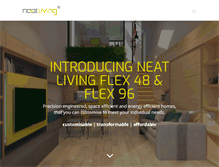 Tablet Screenshot of neat-living.com